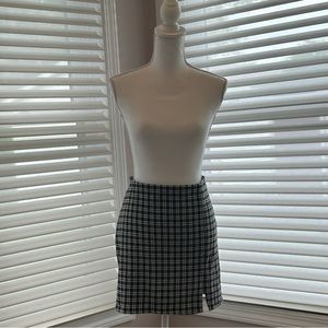H&M Plaid Mini Skirt